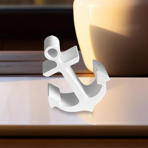 Silikonformen Gießformen Ankerform Ornamente Deko, Silikonform Ankerform, Beton Gießform, Ankerform Silikon Gießform für Beton, Kerzenform,Handwerk,Gips (1 Stück)