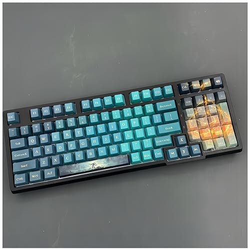 Elden Ring Tastenkappen, 108 Tasten, Gradient PBT Thermosublimation, benutzerdefinierte Tastenkappen für 61/64/87/104/108 Cherry Gateron MX Switches mechanische Tastaturen.