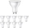ledscom.de 10 Stück GU10 LED Leuchtmittel, PAR16, warmweiß (2800 K), 0,5 W, 49lm, 100°, matt