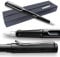 Fountain Pen Lamy Safari - Personalised with Engraving (Italic 1.5mm Nib, Glossy Black)