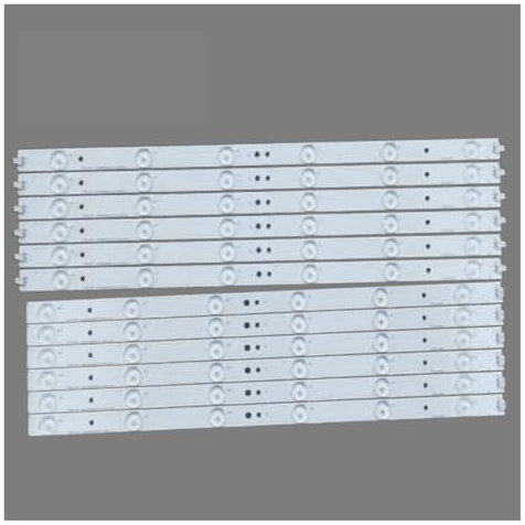 RUNGZ TV-LED for BAR-Everlight LBM460P0601-AI-3-HF-0-76M8H-P40-46.1 cm-AJ-5-46 AD00-72-078-47.7 cm 6 LEDs INSGESAMT 12 STK