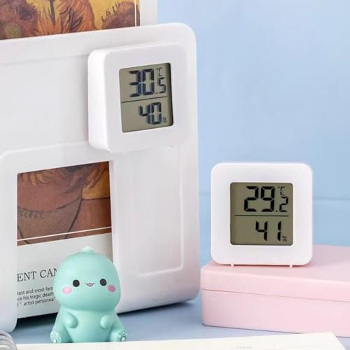 Igrometro Digitale | Termometro Ambientale Digitale | Termometro Interno Esterno Senza Fili | Monitor LCD Di Temperatura E Umidità | Per Patio Giardino Cantina Casa Camera