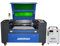 otmechl 60W CO2 Laser Graviermaschine Laserschneiden Autofokus Lasergravierer Engraver 600x400mm, Lightburn-kompatibel, Duale Gravurplattformen, w CW3000 Wasserkühlmaschine
