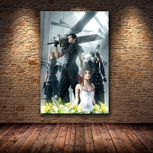 Puzzle für Erwachsene, 1000 Teile, Final Fantasy Puzzle-Set für Erwachsene, Puzzle-Spielzeug, Spiel, Geschenk, 70 x 50 cm