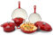 GFTIME Juego de utensilios de cocina de hierro fundido esmaltado antiadherente, 8 piezas, ollas y sartenes con tapa, sartén, olla holandesa, juego de horno holandés para todo tipo de fuegos, ideal