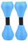 Dumbbells d'eau pour la natation et l'exercice | Mousse EVA Lightweight & Water - | Yoga/Piscine Training/Workouts | 2 - Pack Set, 137g Chaque | Joint - Friendly Floating Support