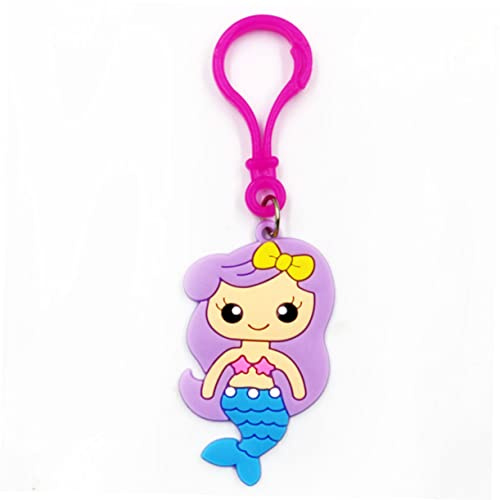 YARNOW 24 Pezzi Portachiavi Tema Sirena per Gadget Divertenti per Feste Compleanno e Speciali Regali per Ragazze e Ragazzi Giochi Creativi per Misto