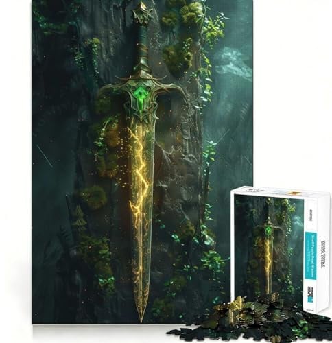 Das legendäre Schwert-Puzzle mit 1000 Teilen für Teenager Denkspiel für entspannte Momente Hochwertige Verarbeitung 38x26cm
