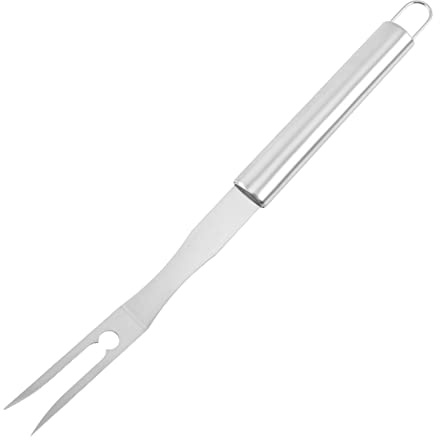 Tsophreniq Carving Fork, Meat, 13 Inch Cooking, Heavy Duty Stainless Steel BBQ, Long Chef Kitchen for Barbecue Grill Barbecue Large Kitchen Carving