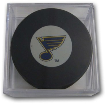 NHL St. Louis Blues Souvenir Hockey Puck mit Puck Square