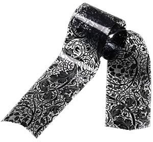 Star Nails Metallic wrap (3 Metres) (Black Lace)