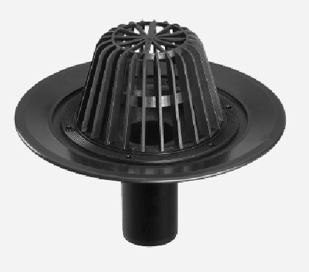 Upmann Flachdachablauf DN 70 senkrecht 80475