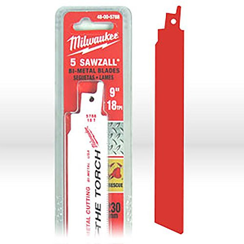 Milwaukee SAWZALL TORCH Heavy Duty Demolition Recip Blades 230mm - 5 Pack