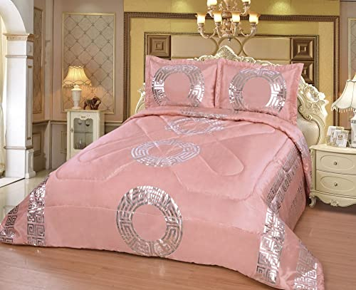 Tagesdecke / Bettüberwurf-Set - Sultan - 250 cm x 260 cm - by Dematex (Pink)