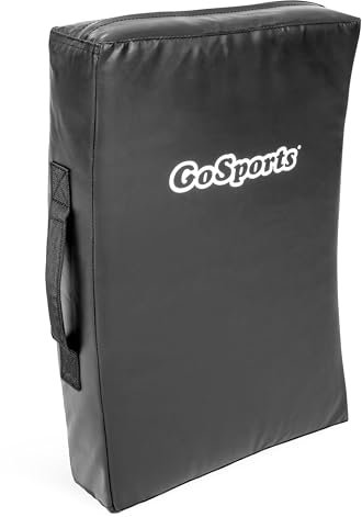 GoSports Unisex-Adult Football Dummies Blockierpad, 61 x 40,6 cm, ideal für Kampfsport und Sporttraining (Fußball, Basketball, Hockey, Lacrosse und mehr), Schwarz, One Size