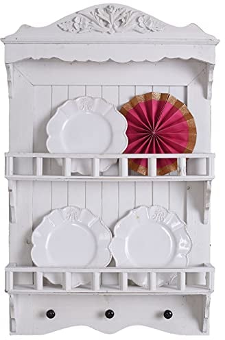 Tellerboard Shabby Chic Wandregal Holzregal Wandboard Hängeregal Antikstil mxa068 Palazzo Exklusiv