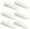 Keep it Handy 6pk White Door Wedge Rubber Door Stop | Door Stoppers for Floor | Heavy Duty | Ideal for Home and Office