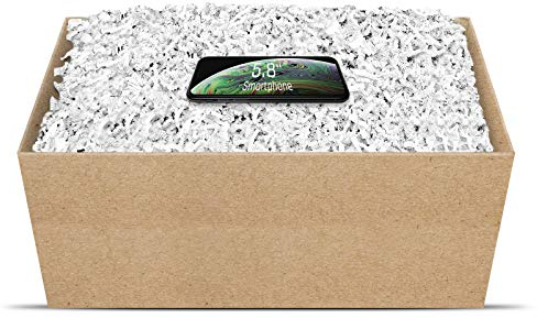 SizzlePak umweltfreundliches Papierfüllmaterial viele Farben 125g-1kg (weiß, 1kg)