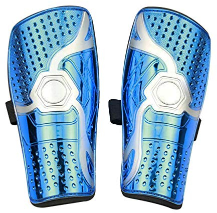 Xrten 1 Par de Espinilleras de Fútbol, Espinilleras de Fútbol Ligero para Niños de 6 a 12 Años