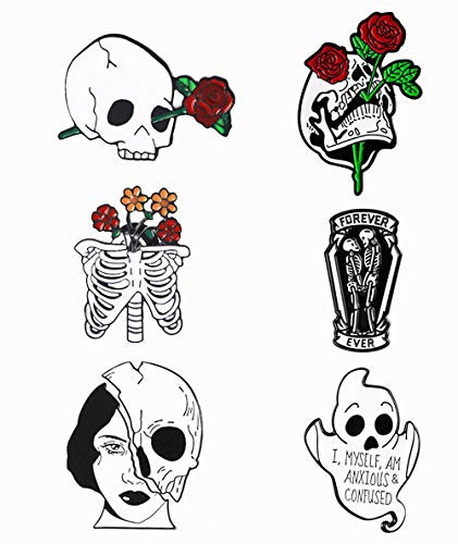 Lot de 7 épingles en émail pour sacs à dos