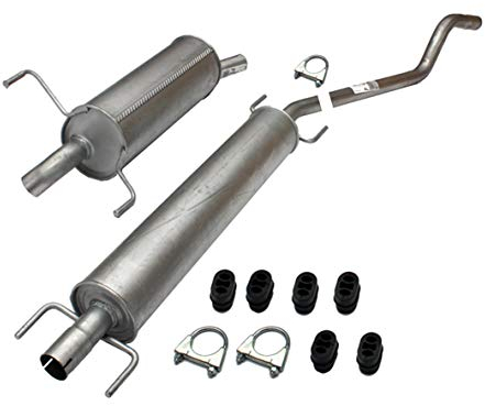 Ferroz Export Ersatz für Auspuffanlage Auspuff ab Kat Opel Astra H 1.6 & 1.8 + Anbaukit