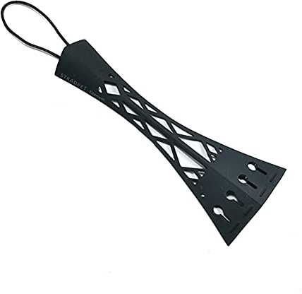 STRADPET Titan-Saitenhalter für Violine mit Titan-Saitgut Pro, optional mit oder ohne Feinstimmer (ohne Feinstimmer)