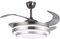 BEL AIR HOME - Ventilateur de plafond SELENE avec pales déployantes et lumière LED 36W, télécommande incluse, idéal pour une ventilation efficace et discrète dans toutes les pièces de votre maison