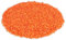 NaDeco Dekogranulat im Beutel, Gewicht ca. 1kg, Körnung 2-3mm, 15 Farben zur Auswahl | Farbsand | Zierkies | Deko-Kies | Quarzsand | Streusand | Farbiger Deko-Sand, Farbe:Orange