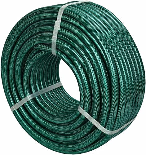 50m Garden Hosepipe – Standard Watering Hose Reel – Gardening Hose (1/2 inch) Diameter– Reinforced Garden Hose Pipe – Tough 3 Layer PVC Braided Pattern