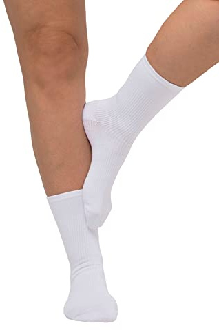 Ulla Popken Damen Socken schneeweiß 39-42
