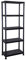 Top Home Solutions 5 Tier Plastic Shelving - Home Storage Unit Shelves Rack - Racking Garage Organiser- For Kitchen Bathroom Gardening And Shed Storage Rack