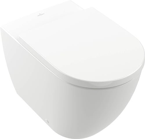 WC Villeroy & Boch Subway 3.0 washdown, a pavimento, senza bordo, TwistFlush, 370 x 600 mm, 4671T0, Colorazione: Bianco pietra, ceramica più