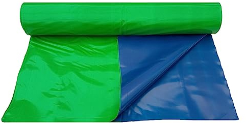 WEIDEA Teichfolie Schwimmteichfolie Gartenteich 6m breit (meterware) blau-grün, 6x7m