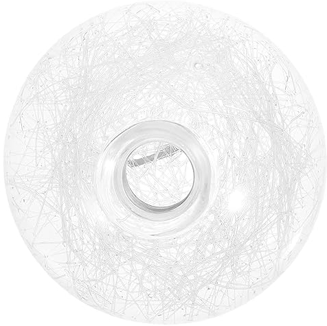 ABOOFAN Abat-jour Verre Transparent Pour Lampe Remplacement Élégant Pour Lustres Et Plafonniers Accessoire De Décoration Pour Salon