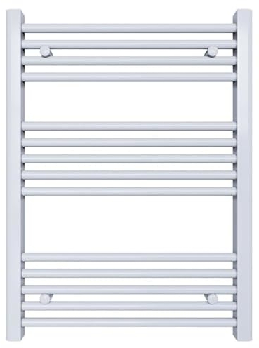IMPERIAL BAGNO - Heizkörper, Handtuchwärmer, 80 x 55 cm, weiß, Abstand 50 cm