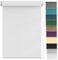 Window Shades 100 x 140 cm Privacy Protection Easy to Install, Blinds Blackout Curtains Easy Fit Home Office for Any Window, Loft, White