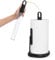 simplehuman Porte-Rouleau d'essuie-Tout avec Pompe de pulvérisation, autoportant, Facile à déchirer, Base lestée (Convient aux Rouleaux de Cuisine de 23 à 28 cm), Acier Noir Mat, KT1200