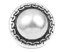 10 edle Metallknöpfe 13mm rund antiksilber Knöpfe mit Öse 2,2mm - Blumenmotiv Ösenknöpfe zum annähen nähen basteln -Jackenknöpfe Mantelknöpfe DIY