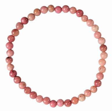 Coco Papaya Armband Rhodochrosit AAA – Kugeln 4 bis 5 mm, Stein