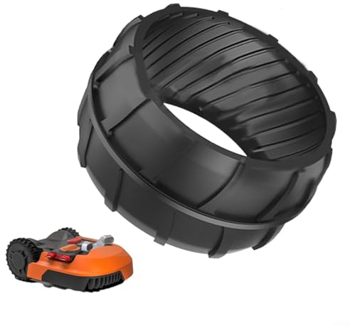 HpLive Radschutz für W-orx Mähroboter M500 M700 Gummi Vorderrad Tuning, 85 x 44 mm (1 Stück)