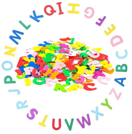 250 Stück Buchstaben Aufkleber,Moosgummi Buchstaben,Moosgummi Buchstaben Selbstklebend,Buchstaben Zum Aufkleben,Bunt Buchstabe Schaumstoff Stickers,Schulkind Kinder Lettersticker