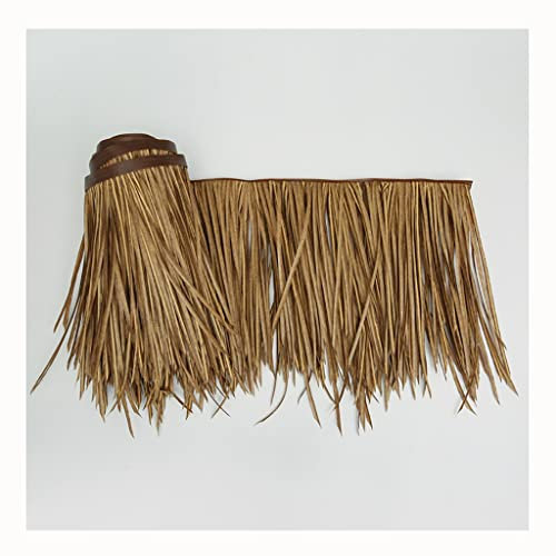 Palmier Faux Chaume - 1 Feuilles De Palmier Artificiel Couvrant - Revêtement Toiture Bois Durable - Décoration Exotique pour Abris Jardin, Cabanon, Tonnelle (Color : Yellow b, Size : 0.5x2m)