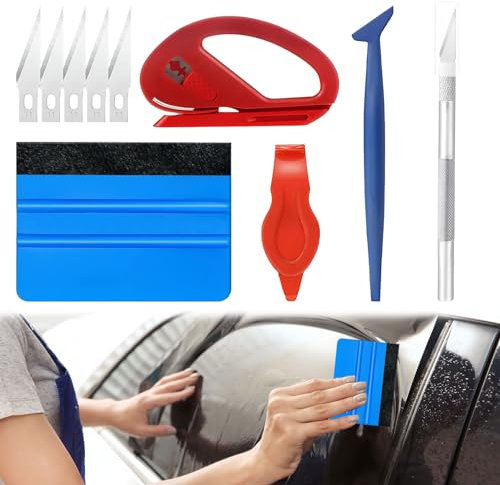 Vinyl Wrap for Cars 10 Pcs Vinyl Wrap Tools Vinyl Wrap Tool Kit Car Wrap Vinyl Car Vinyl Wrap Car Wrap Window Tint Kit for Automotive Wrap And Car Decals