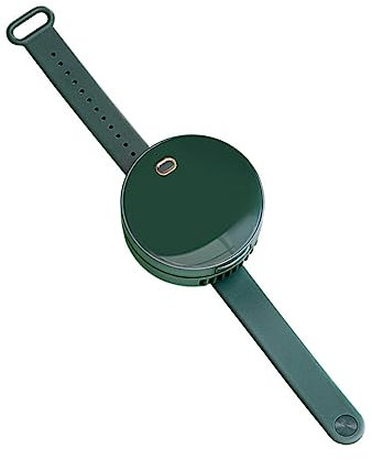 MOLUCKFU 1pezzi Ventilatore Mini Portatile Usb Con Specchio Da Polso Ventilatore Per Rinfrescarsi e Ritoccare Makeup Design Chic e Leggero Facile Da Indossare Per Uso Quotidiano e Attività