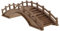 VINTORKY Echtholz Miniatur Bogenbrücke Modell Dekorative Garten Ornamente Für Zuhause