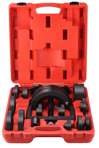 FreeTec Master Wheel Hub Removal Tool Set - C to U Sizes Back and Front Wheel Bearing Remover and Installer Tool Kit