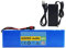 Batterie Ebike 48V Lithium 60Ah 13S3P pour Batterie Rechargeable 54.6v E-Bike Vélo Electrique Scooter avec BMS+54.6V 2A Charger XT60