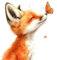 GHHKUD Fuchs Diamond Painting für Erwachsene, 5D DIY Tiere Diamant Painting Bilder für Erwachsene Anfänger, Diamond Art Painting Set, Full Drill Diamant Malerei für Dekoration 30x30 cm