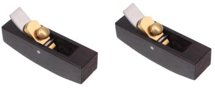 Lurrose 2 Stück Lederschaltplan Handbuch Handhobel für die Holzbearbeitung Holzbearbeitungshandwerkzeuge hölzern Brown