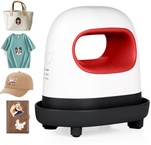 Mini Prensa de Calor, Apritsce Portátil Prensa térmica, Prensa de Transferencia para Camisetas Gorras